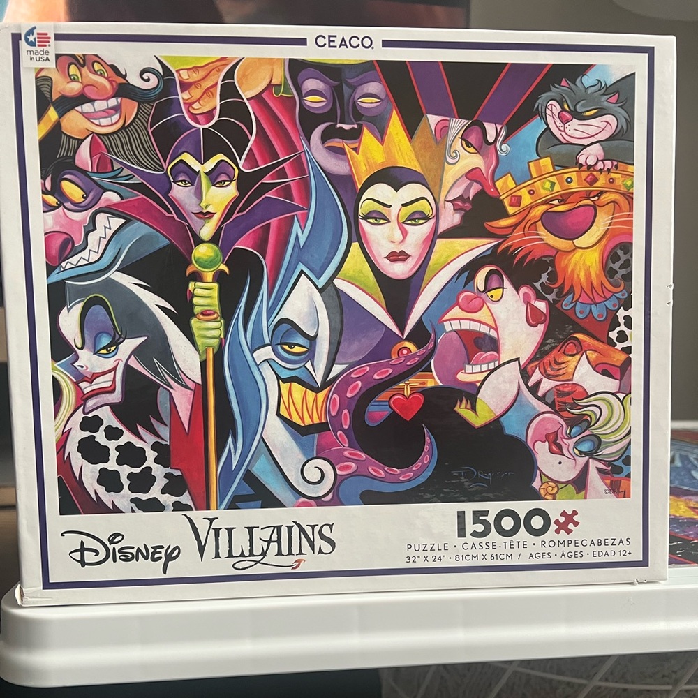 Disney Villains Colorful Puzzle